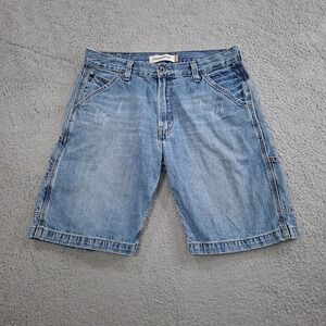 Vtg Levi's Denim‎ Carpenter Shorts Y2K Men's size 36* 100% Cotton Skater Baggy